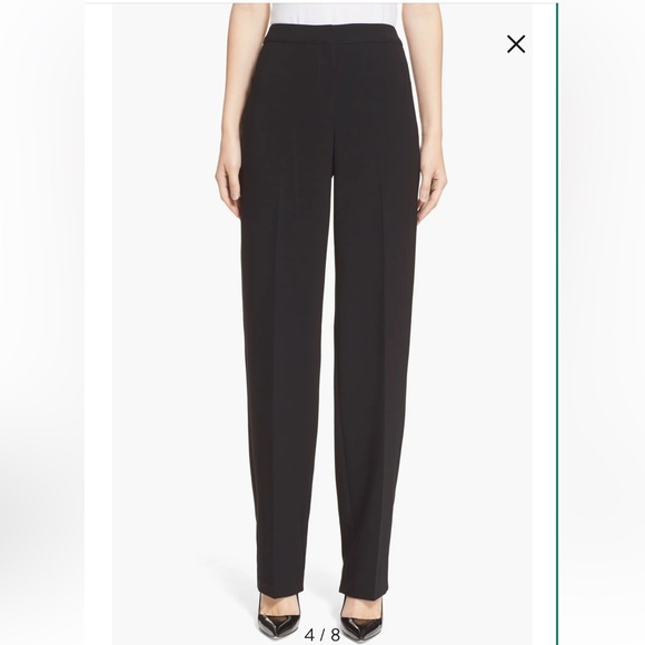 NWOT St John Classic Black Diana Women’s Pants Size 16